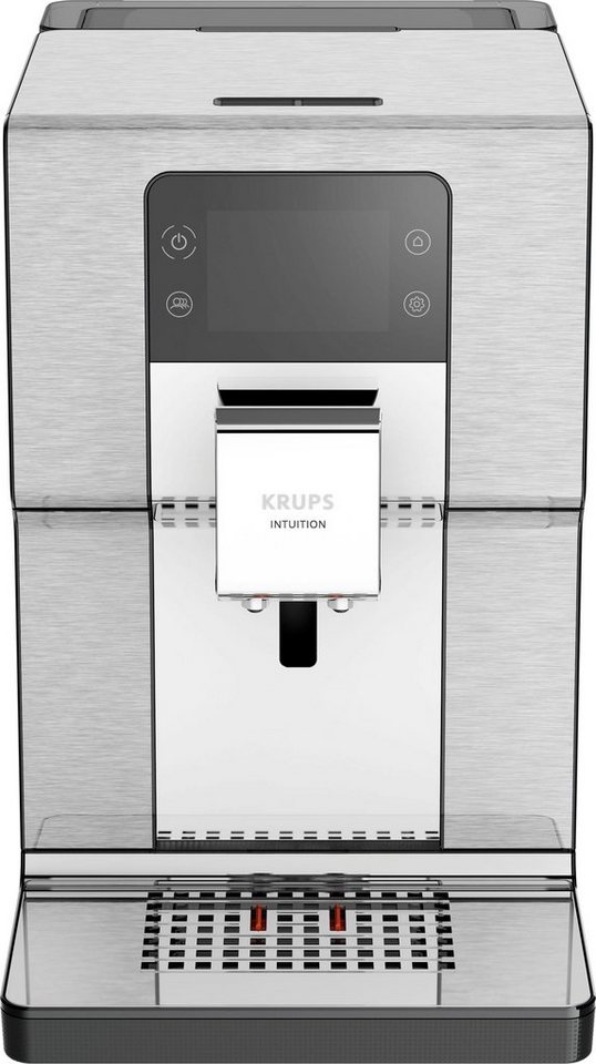 Krups Kaffeevollautomat EA877D Intuition Experience+, 21 Heiß- und Kaltgetränke-Spezialitäten, geräuscharm, Farb-Touchscreen – Bild 4 von 5