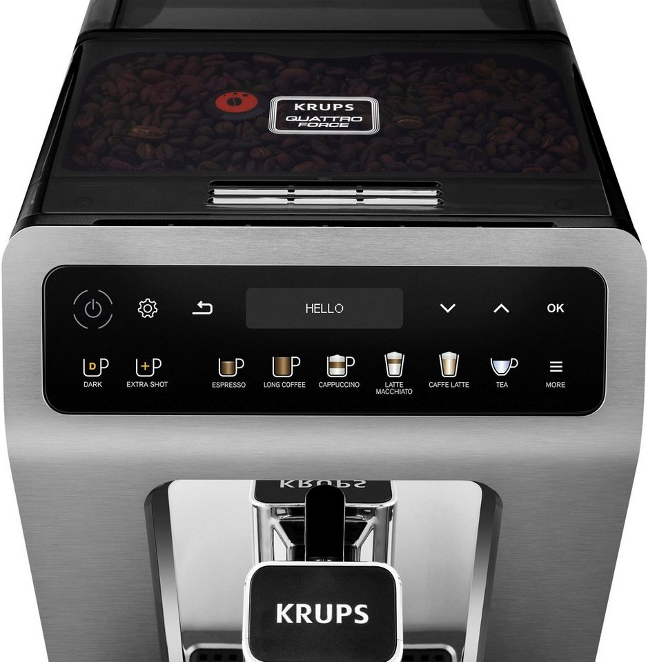 Krups Kaffeevollautomat EA894T Evidence Plus, mit vielen technischen Innovationen und Bedienungshighlights – Bild 3 von 5