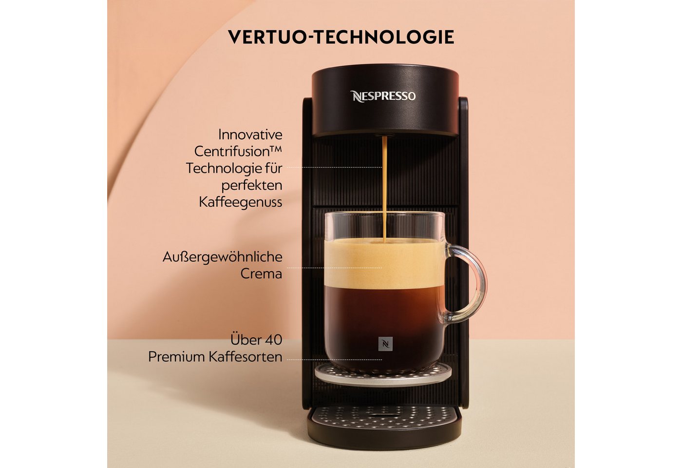 Krups Kapselmaschine XN9408F0, Schnell, vielfältige Tassengrößen, intelligente Technologie – Bild 3 von 5