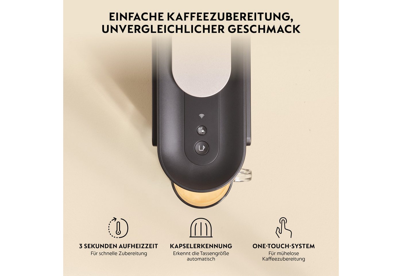 Krups Kapselmaschine XN9408F0, Schnell, vielfältige Tassengrößen, intelligente Technologie – Bild 5 von 5