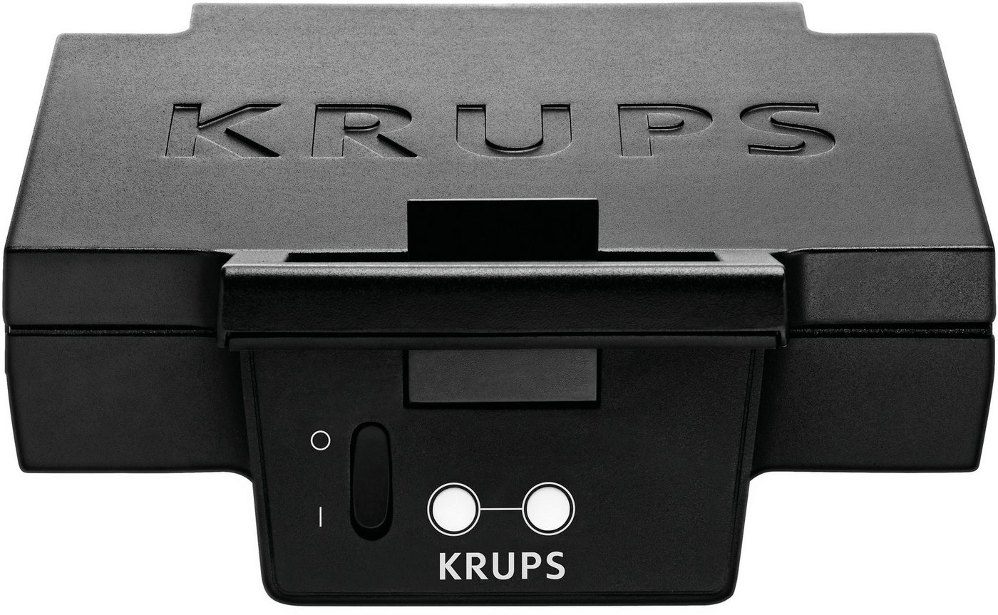 Krups Sandwichmaker Iconic Muschelform mit elegantem Design, Keramik-Antihaftbeschichtung, 850 W, extra-tiefe Platten, Maße: 23,4 x 26,5 x 10,8 cm, FDK462 – Bild 2 von 5