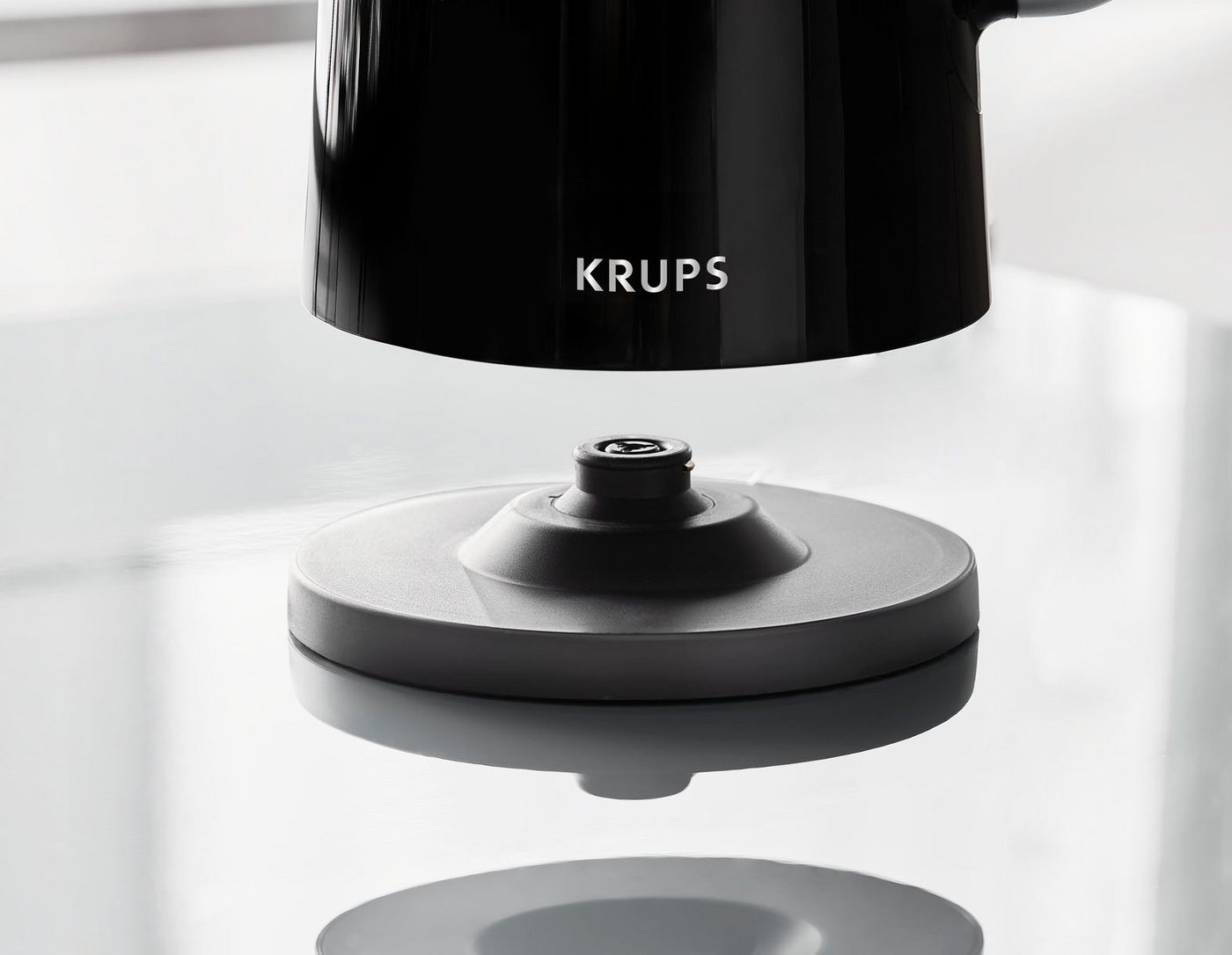 Krups Wasserkocher BW8018 Smart'n Light, 1,7 l, 1800 W, Digitalanzeige, 5 Temperaturstufen, 360°-Sockel, Abschaltautomatik – Bild 5 von 5