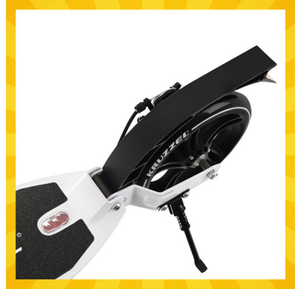KRUZZEL Tretroller Cityroller Scooter, (1 tlg., Stoßdämpfer, Bremse), große Gummiräder sorgen für ruhige Fahrt, guten Grip – Bild 4 von 5