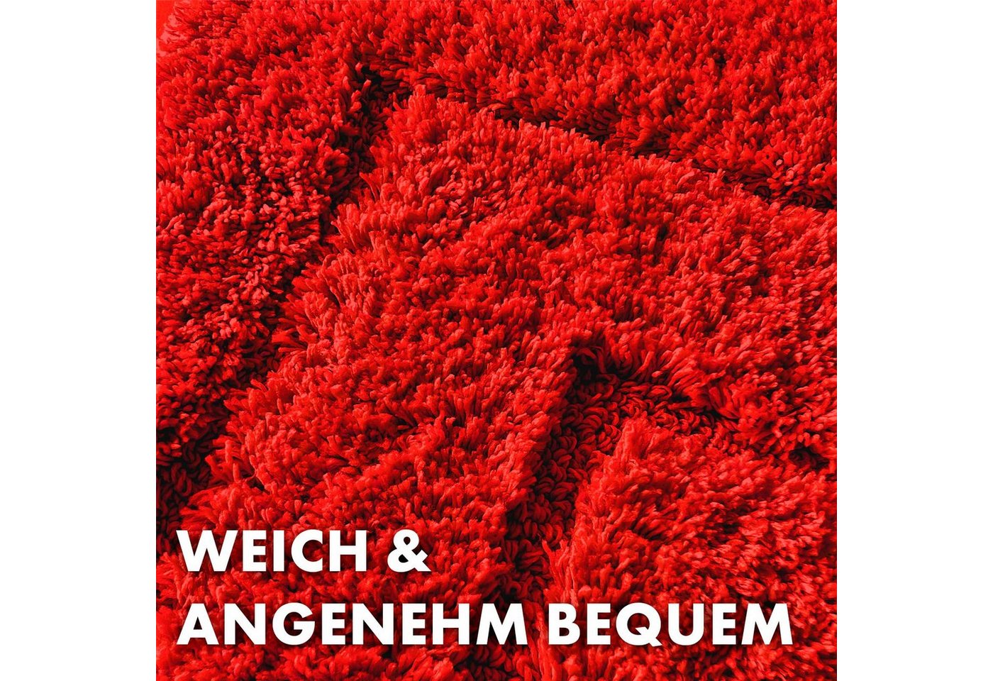 Kubus Badematte Atlas, Rutschhemmende Rückseite, Reckteckig, Polyester, In verschiedenen Größen & Farben – Bild 4 von 5