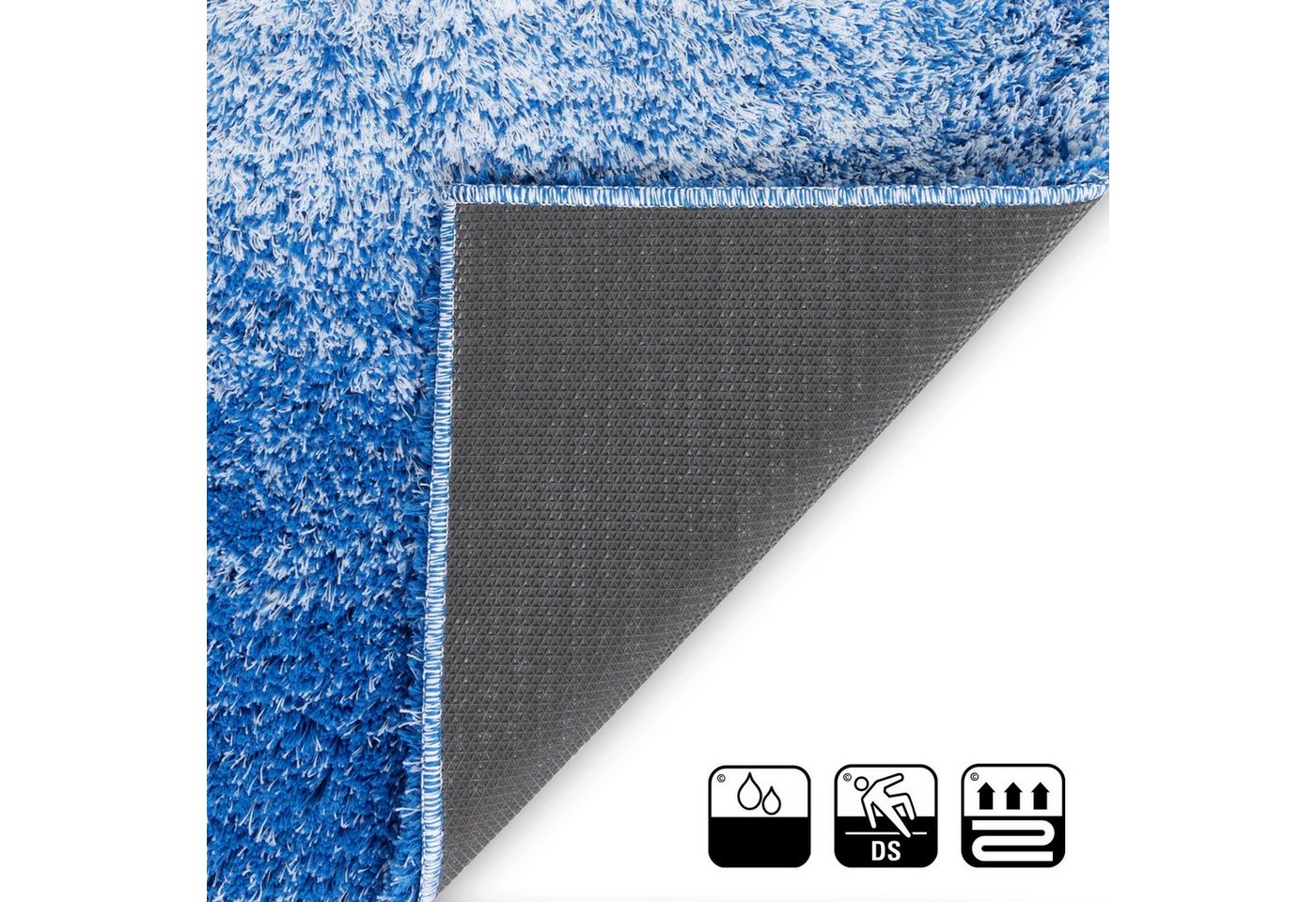 Kubus Badematte Badteppich Lake, Rutschsicher & schnelltrocknend, Verschiedene Größen, schnell trocknend, Polyester – Bild 5 von 5