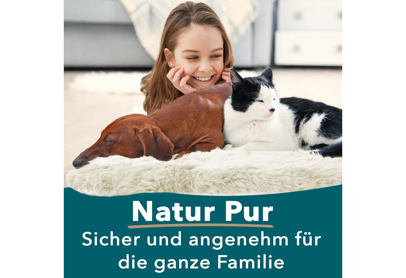 Kubus Fellteppich Echtfell Willow, Echtfell – Bild 5 von 5