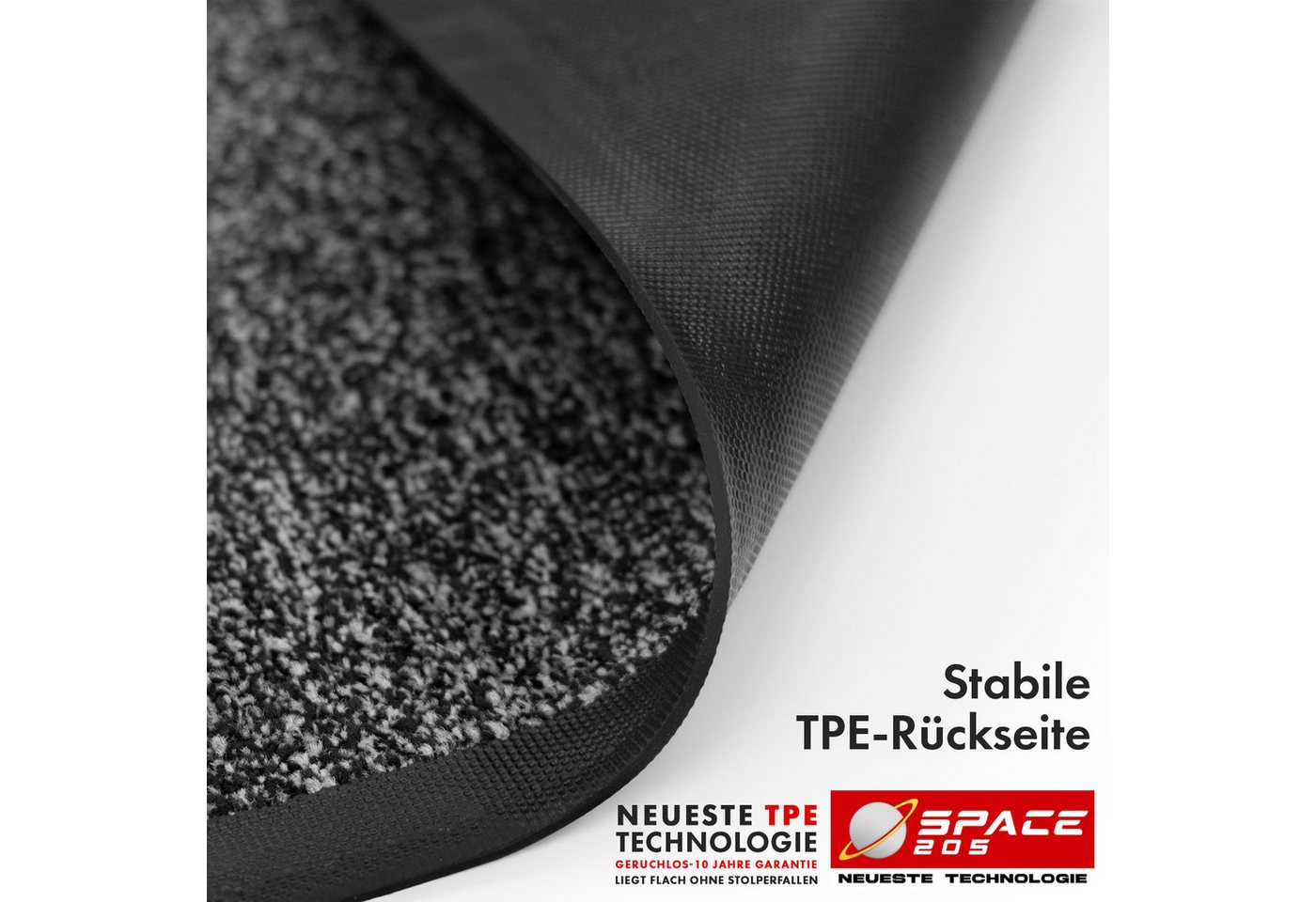 Kubus Fußmatte Griptex Schmutzfangmatte hochabsorbierend für den Eingangsbereich, Langlebige Fußmatte mit rutschfestem TPE-Rücken – Bild 5 von 5