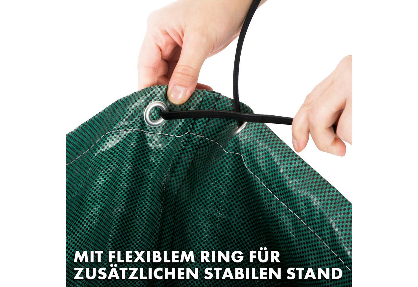 Kubus Gartenbox 3er Set Gartenabfallsack, Stabil, Selbststehend & Wasserabweisend (3er Set), Vielseitig einsetzbar – Bild 5 von 5