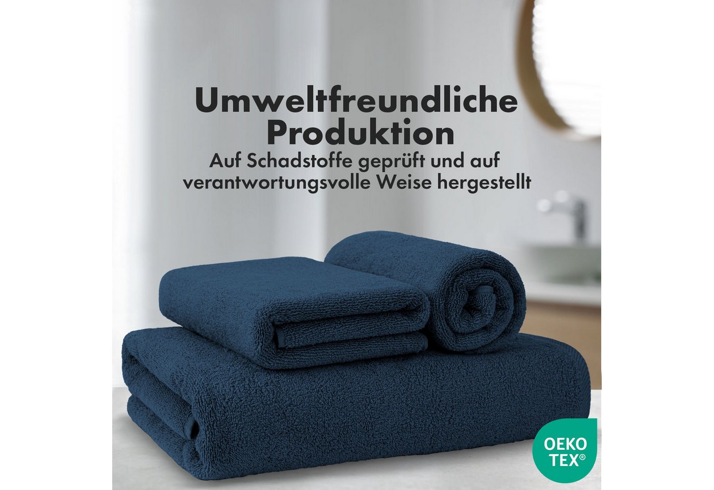 Kubus Handtuch Loomify, Weich, saugstark und hautfreundlich, Erstklassige Baumwolle erhältlich in vielen Größen und Farben – Bild 5 von 5