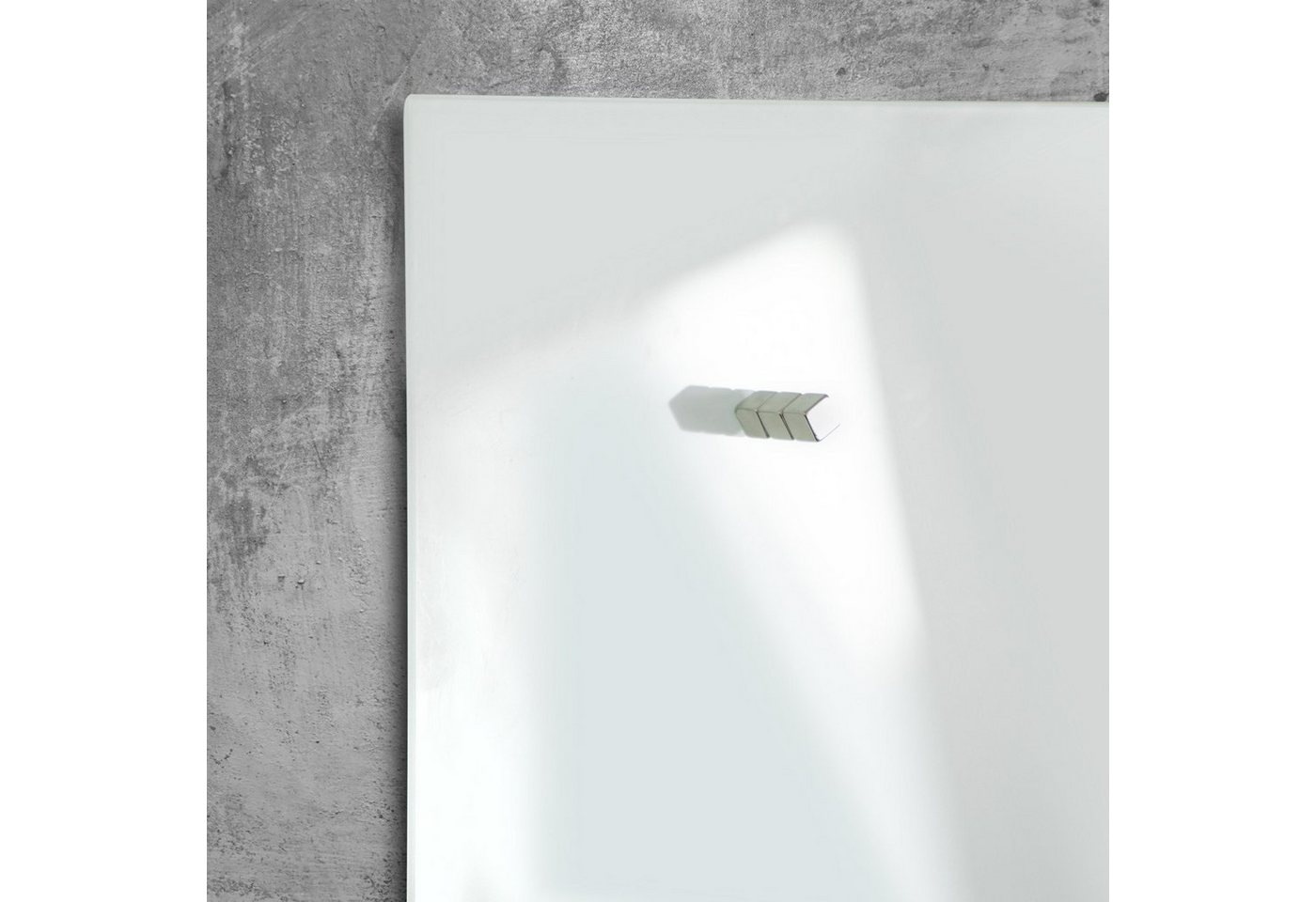 Kubus Magnettafel Glas-Whiteboard, verschiedene Größen, magnethaftend, Magnettafel, Sicherheitsglas – Bild 2 von 5