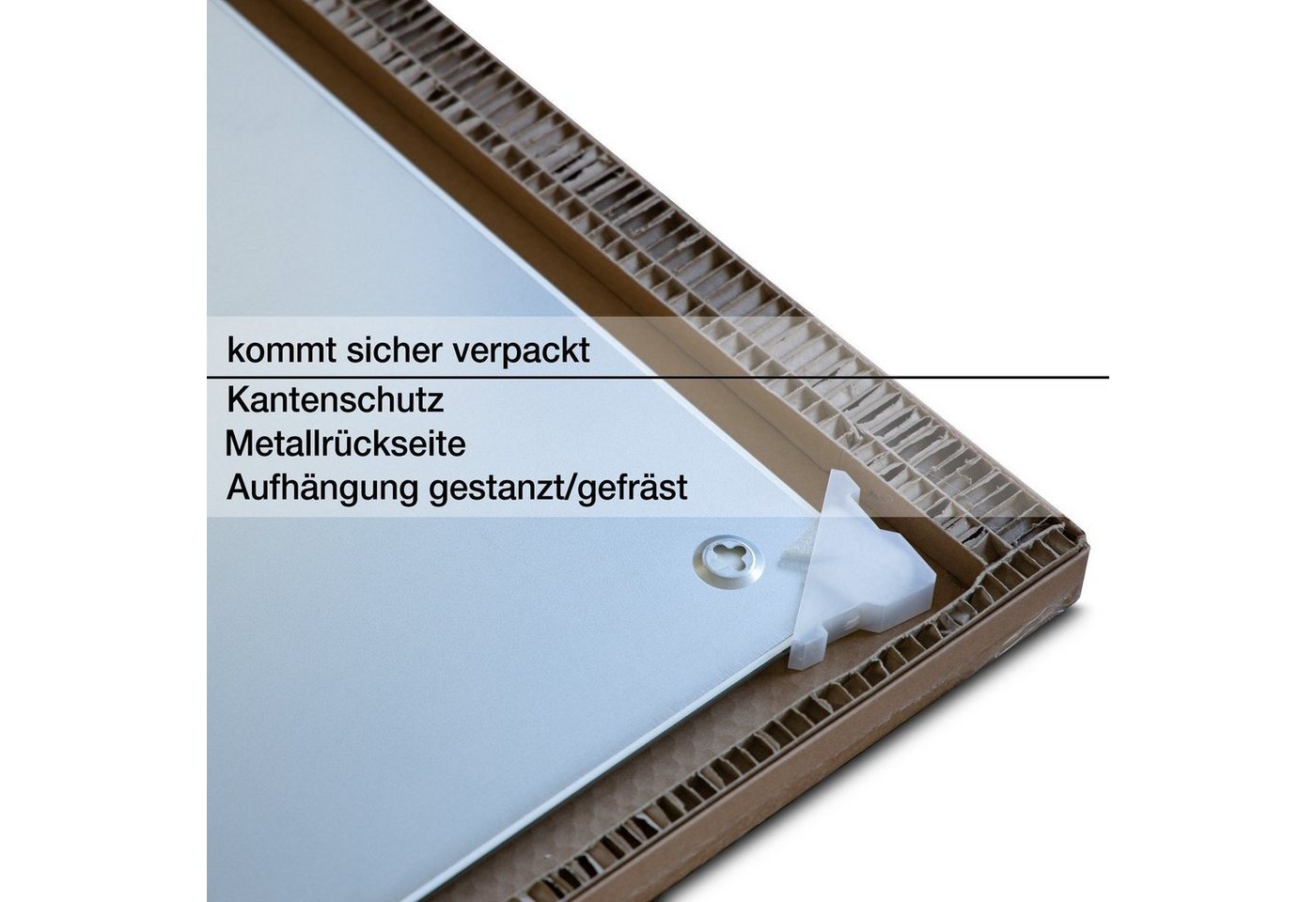Kubus Magnettafel Glas-Whiteboard, verschiedene Größen, magnethaftend, Magnettafel, Sicherheitsglas – Bild 4 von 5