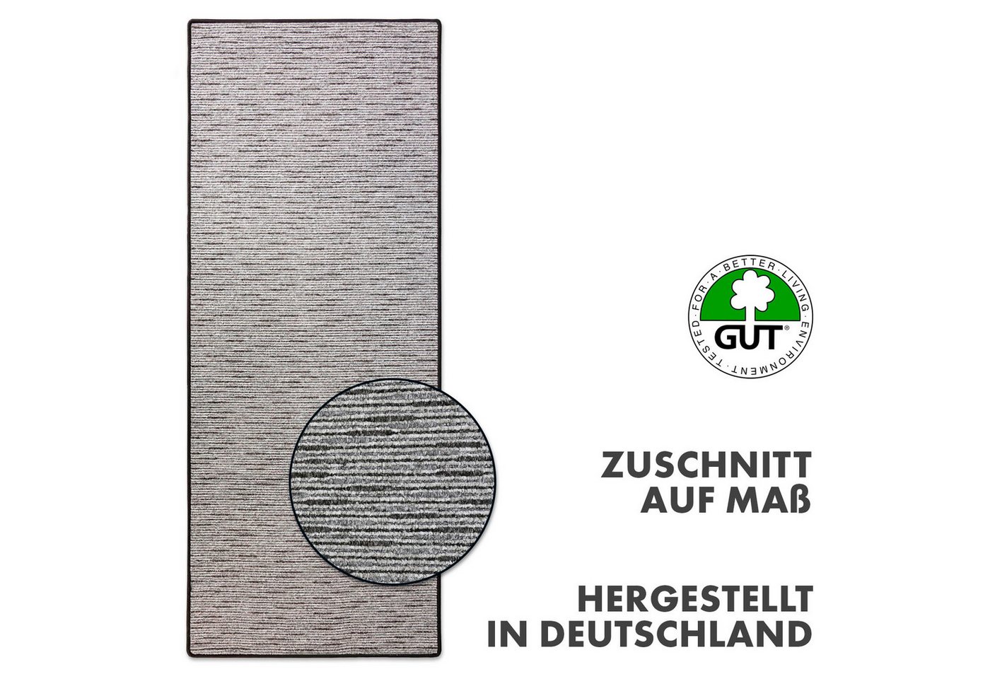 Kubus Teppich auf Maß Genf, Moderner Wohnteppich, Verschiedene Farben und Größen – Bild 2 von 5