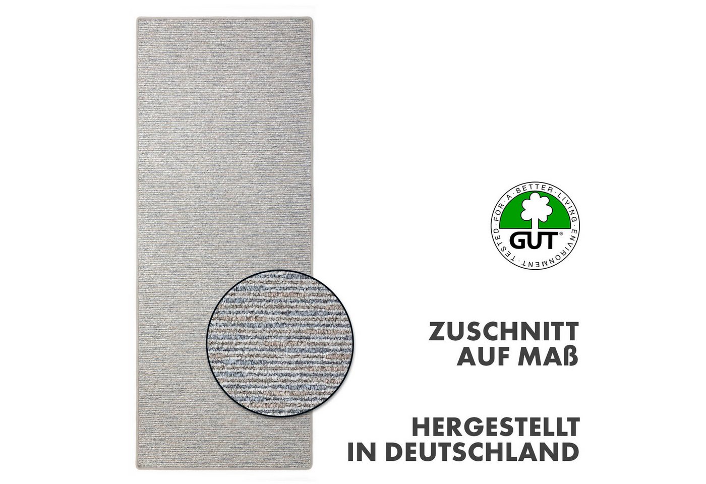Kubus Teppich auf Maß Genf, Moderner Wohnteppich, Verschiedene Farben und Größen – Bild 2 von 5