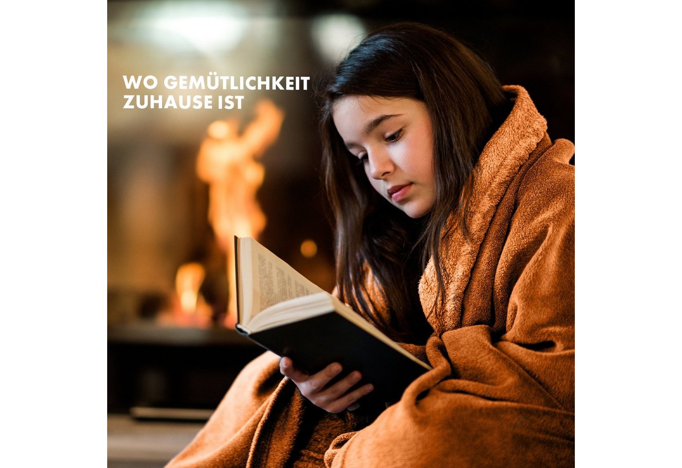Wohndecke Charme, aus flauschigem Flanell, verschiedene Größen und Farben, Kubus – Bild 5 von 5