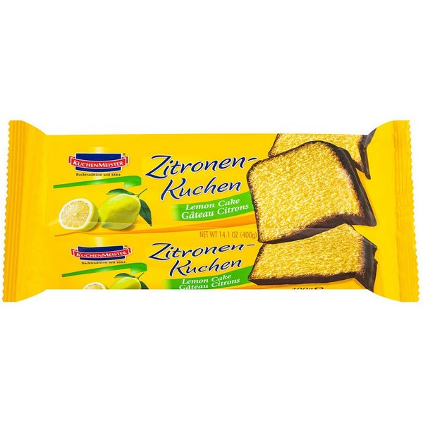 KuchenMeister Kuchen, KuchenMeister Zitronen Kuchen saftiger Rührkuchen mit Zitrone 400g