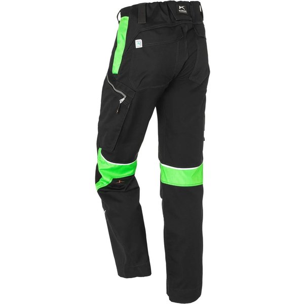 Kübler Arbeitshose Workwear Arbeitshose Herren Pulse Action schwarz/grün