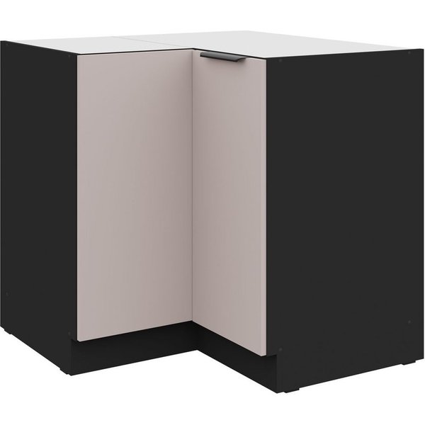 Küchen-Preisbombe Eckunterschrank 90x90 cm Küche ARONA Kaschmir Küchenzeile Küchenblock Einbauküche