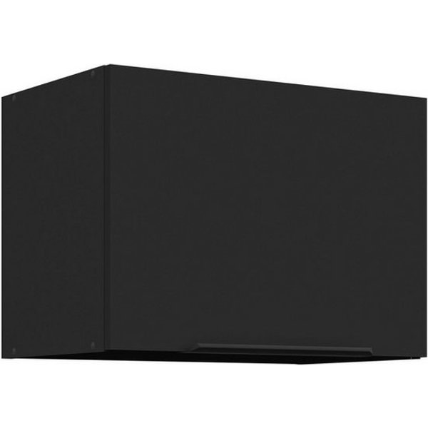 Küchen-Preisbombe Hängeschrank 50 cm Küche SIENA Schwarz Küchenzeile Küchenblock Einbauküche Höhe 36