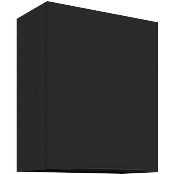 Küchen-Preisbombe Hängeschrank 60 cm Küche SIENA Schwarz Küchenzeile Küchenblock Einbauküche