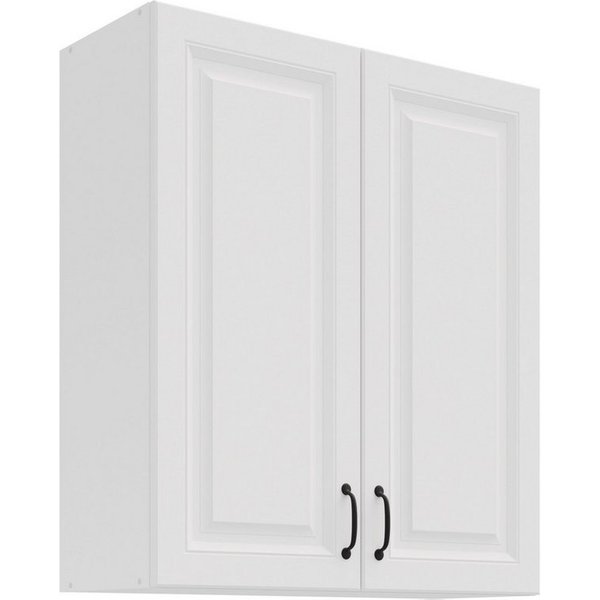 Küchen-Preisbombe Hängeschrank 80 cm Küche Stilo Weiß Küchenzeile Küchenblock Einbauküche Landhaus