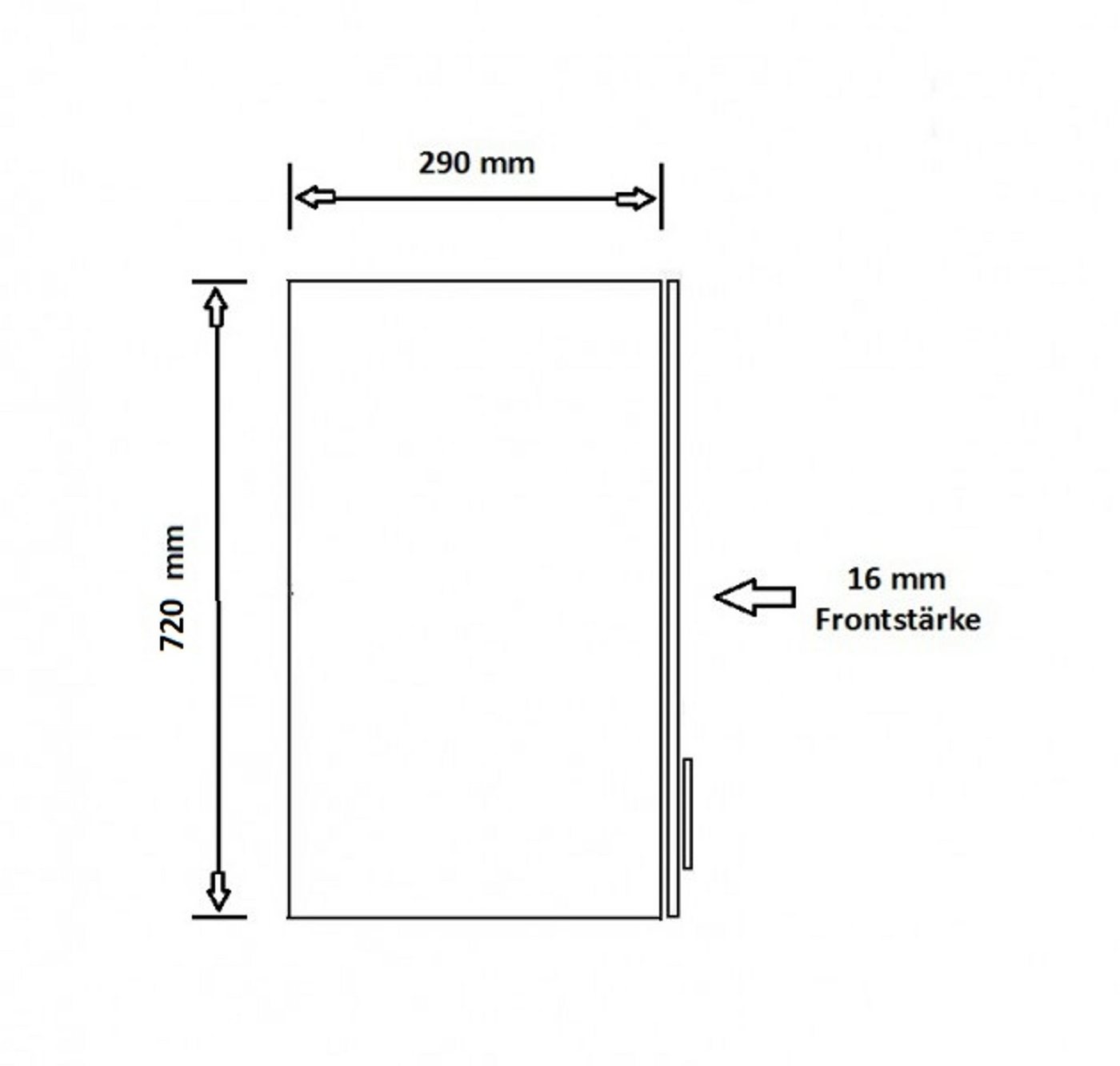 Küchen-Preisbombe Küchenzeile Bianca Basic II 240 cm Hochglanz Grau Küchenblock Einbauküche Küche – Bild 5 von 5