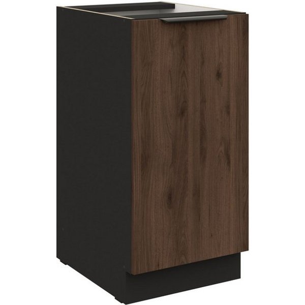 Küchen-Preisbombe Unterschrank 40 cm Küche MONZA Okapi Nußbaum Küchenzeile Küchenblock Einbauküche