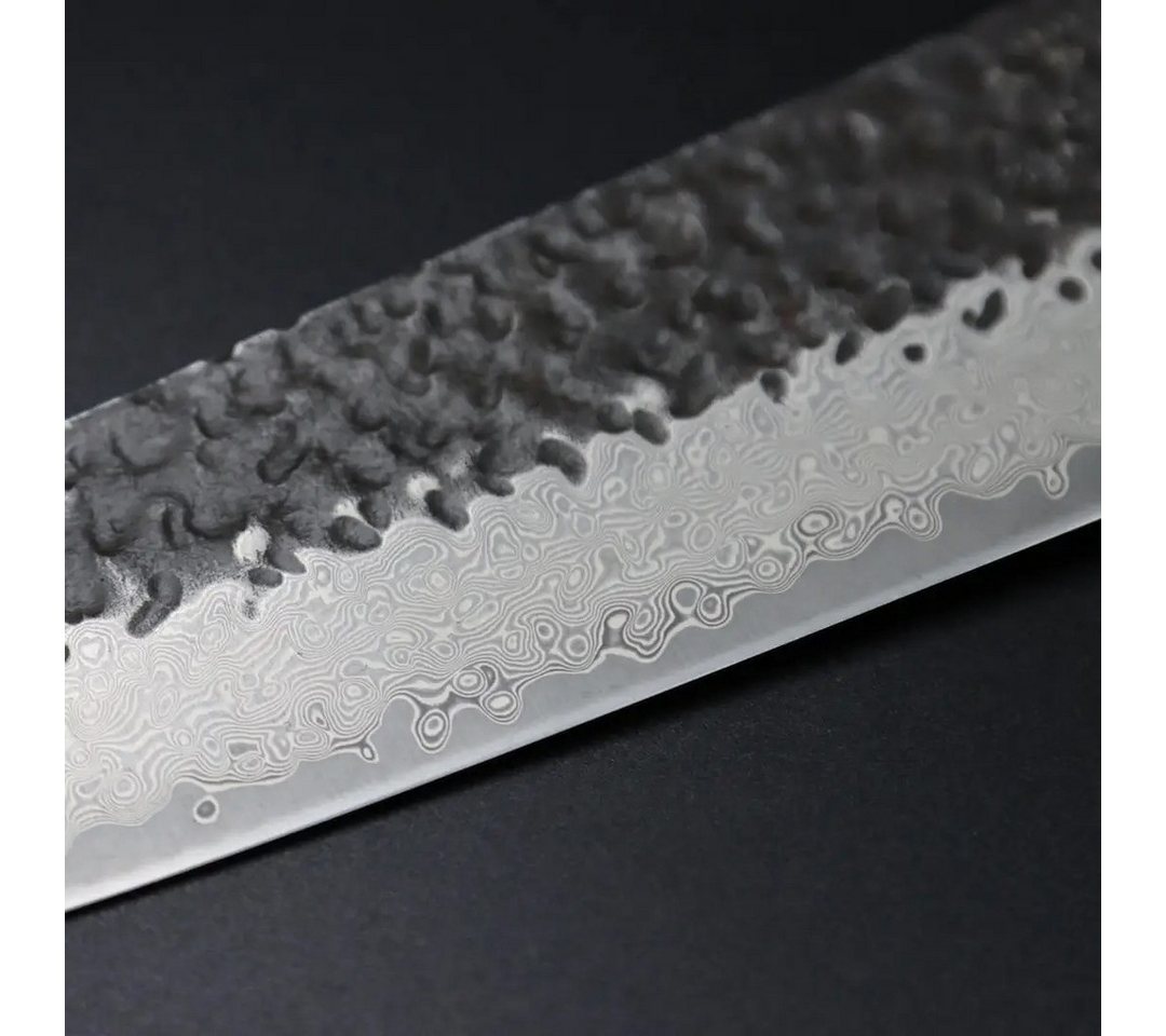 Küchenkompane Fleischmesser Santoku Küchenmesser 67 Lagen Damast Stahl Japanischer VG10 Stahlkern – Bild 5 von 5