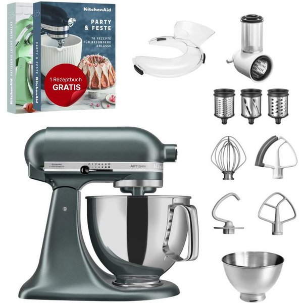 KitchenAid Küchenmaschine KitchenAid 4,8 L 5KSM175 Artisan Küchenmaschine Beginnerset