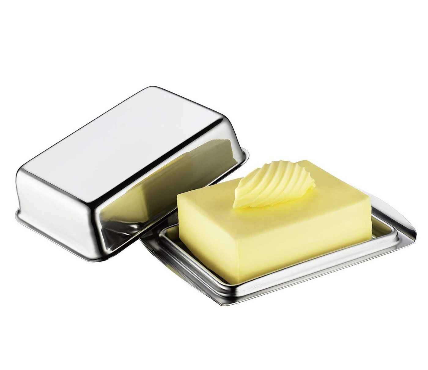 Küchenprofi Butterdose, Edelstahl, (2-tlg) – Bild 3 von 4