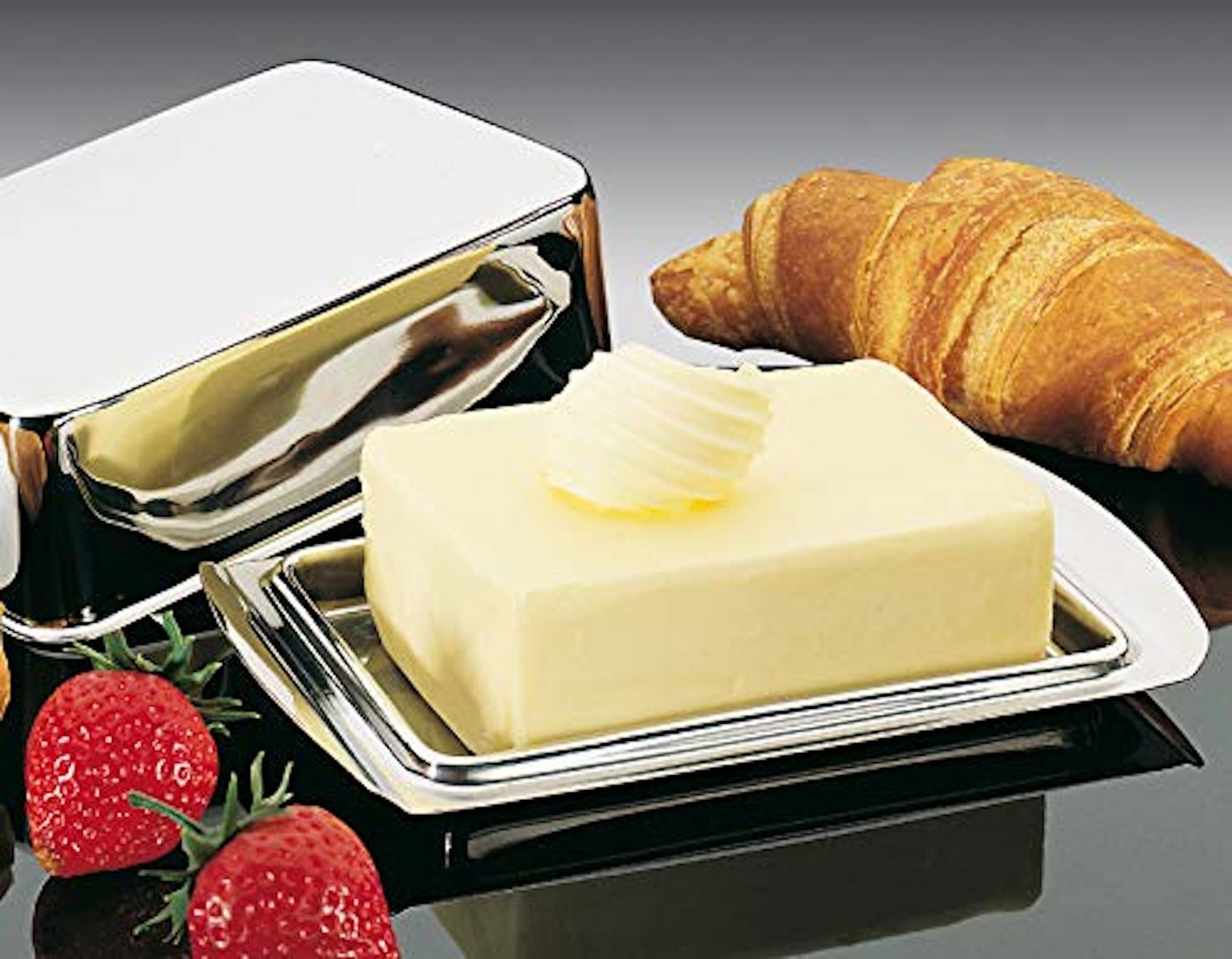 Küchenprofi Butterdose, Edelstahl, (2-tlg) – Bild 4 von 4