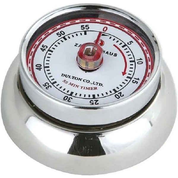 ZASSENHAUS Küchentimer Zassenhaus - Küchentimer magnetisch "Speed" chrom 072303 Eieruhr
