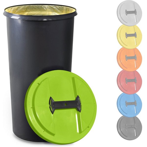 KUEFA Müllsackständer BSC 60L Mülleimer Gelber Sack, inkl. Klemm-Ring, UV-beständig