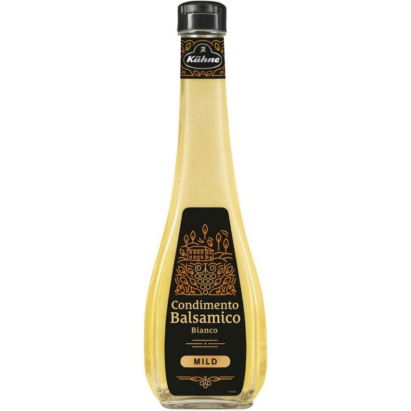 Kühne Essig, Kühne Condimento Balsamico Bianco mild feinste Essigspezialität 500ml