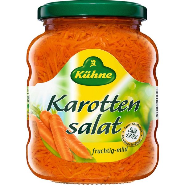 Kühne Gemüsekonserve, Kühne Karotten-Salat ATG 190g