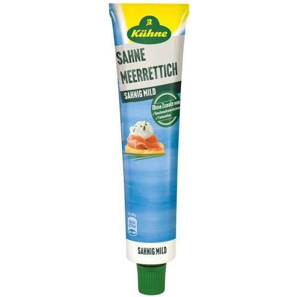 Kühne Saucen, Kühne Sahnemeerrettich aus der Tube mit Schlagsahne mild 100g