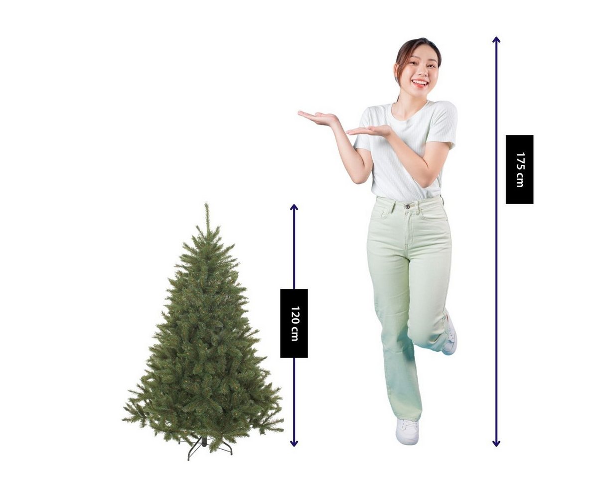 Triumph Tree Künstlicher Weihnachtsbaum Triumph Tree Bristlecone Weihnachtsbaum gruen TIPS 204 - h120xd79cm – Bild 3 von 5