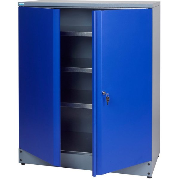 KÜPPER Hochschrank 71697, 91x110x45 cm, 2-türig, inkl. 3 Fachböden, ultramarinblau
