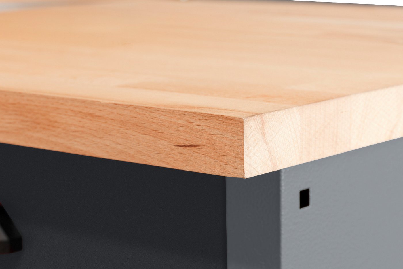 KÜPPER Werkbank 12570, 6 Schubladen, 1 Tür, 300 kg Traglast, 30 mm Buchenarbeitsplatte – Bild 2 von 4