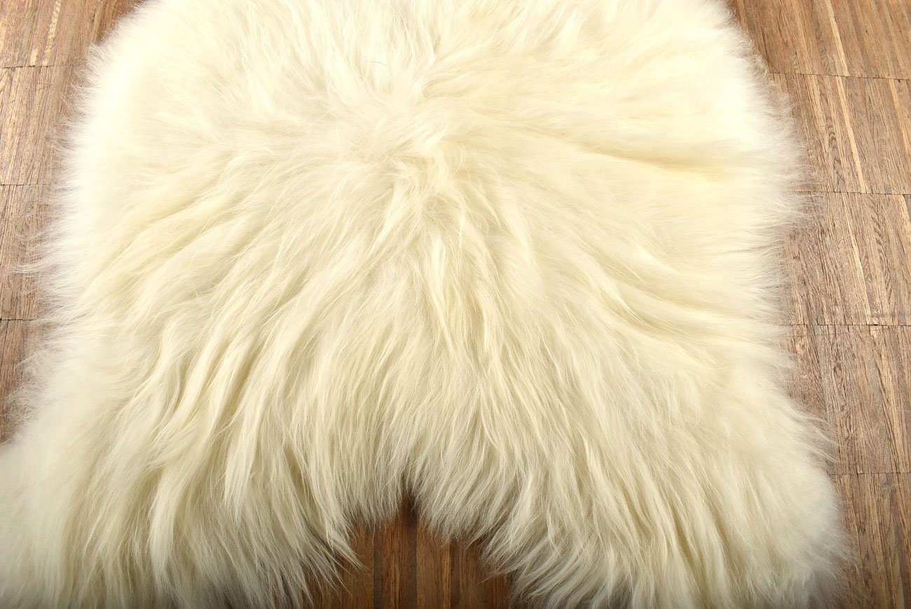 KUHFELL online & NOMAD Fellteppich ECHTES ISLAND LAMMFELL LANGWOLLIG SCHAFFELL TEPPICH XL IN DIV. FARBEN – Bild 4 von 4