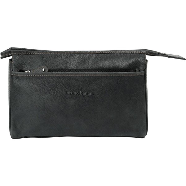 Bruno Banani Kulturbeutel BRUNO BANANI Herren, Damen echt Leder, echt Leder
