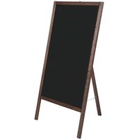 Kundenstopper aus Holz, einseitig, antik, DIN A1
