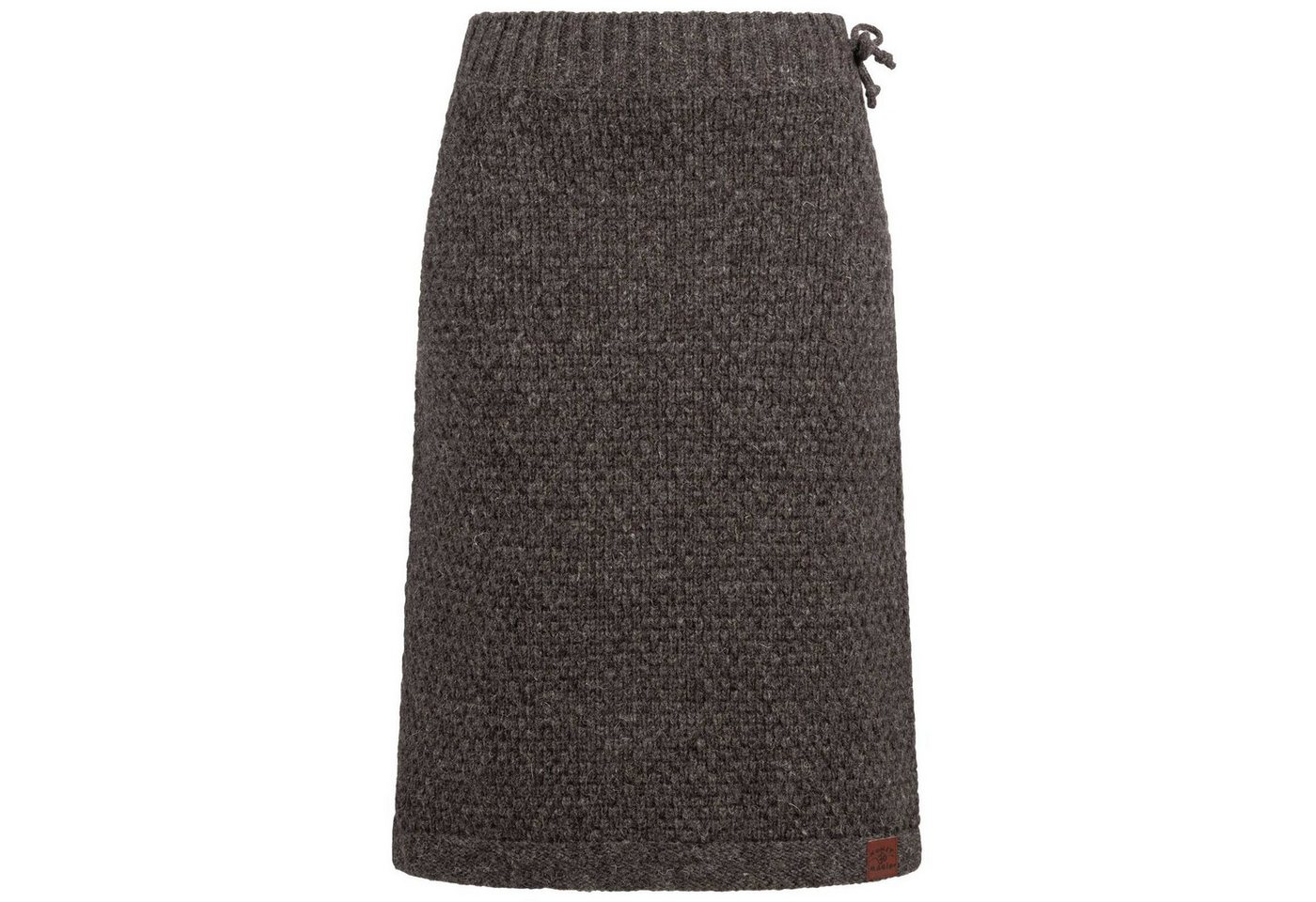 KUNST UND MAGIE Strickrock Langer Rock Klassischer Boho Strickrock Winter Wolle – Bild 2 von 5