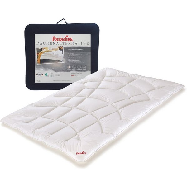Paradies Kunstfaserbettdecke Paradies Daunen Alternative Remilia medium warm Bettdecke 135x200, Füllung: Paradies Fill Premium Fasertechnologie für dauerhaft ba