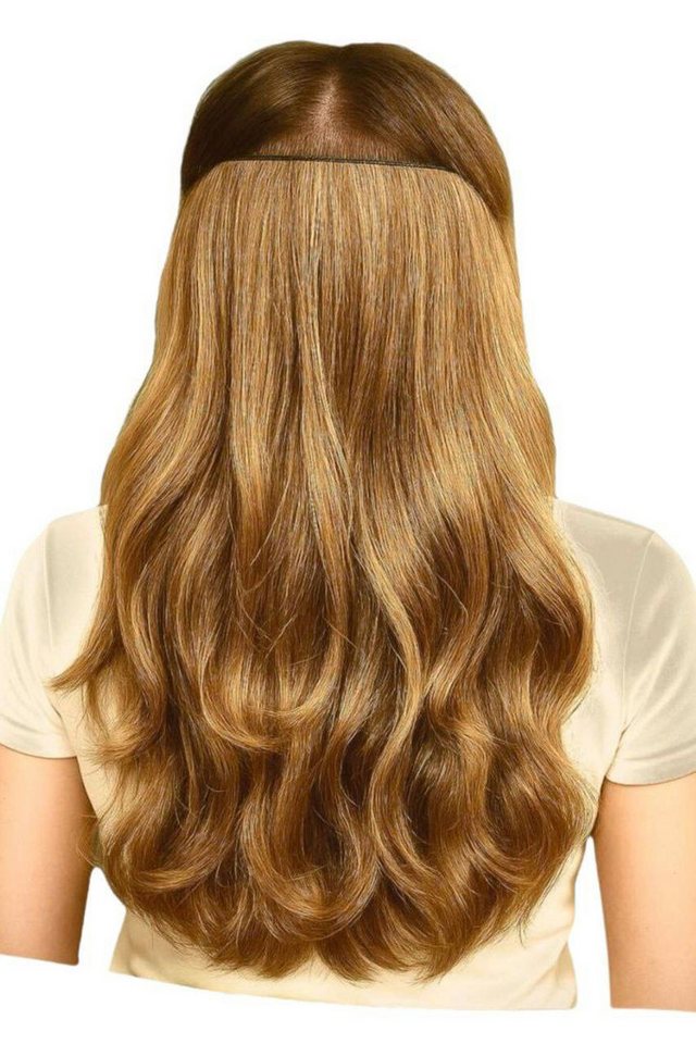NOGI Kunsthaar-Extension NOGI Glam Clip, Clip-In Haarteil, 50 cm Länge, hitzebeständig für Glam-Look – Bild 3 von 5