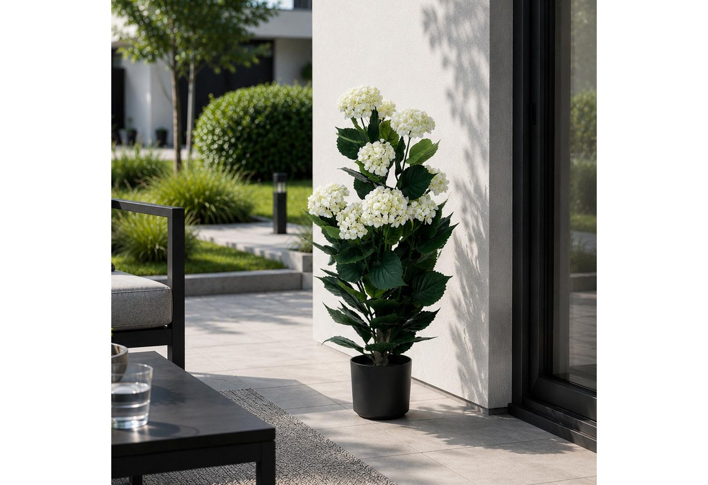 Kunstpflanze MCW-Q86, MCW, Höhe 90 cm, Detailgetreue Nachbildung aus Polyethylen – Bild 5 von 5