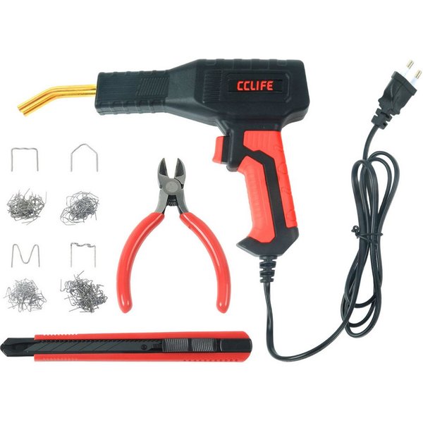 CCLIFE Kunststoff-Reparaturset CCLIFE Kunststoff Schweißgeraet Auto Stoßstange Reparatur Werkzeug