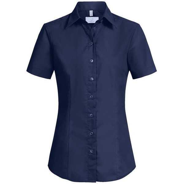 GREIFF Kurzarmbluse Greiff Corporate Wear BASIC Damen Businessbluse OEKO TEX® Marine
