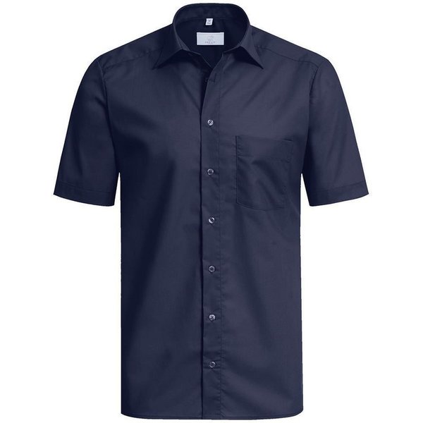 GREIFF Kurzarmhemd Greiff Corporate Hemd BASIC Herren OEKO TEX® Marine