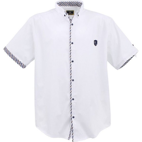 Lavecchia Kurzarmhemd Lavecchia Herren Kurzarmhemd 9003A (White, 3XL) modisches & zeitloses Herrenhemd
