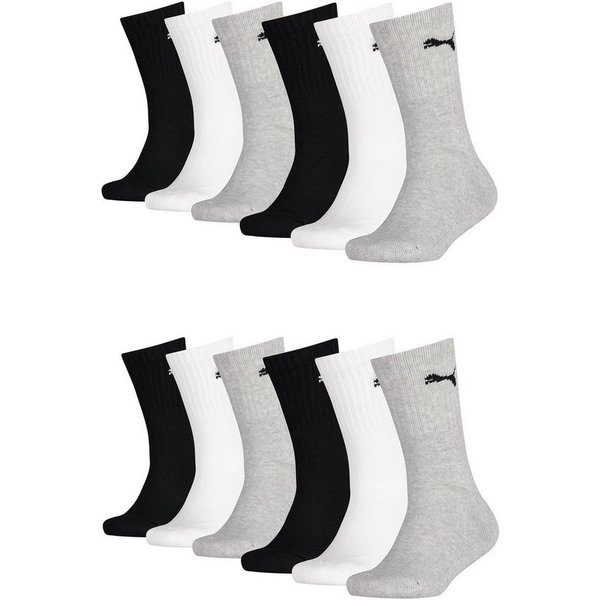 PUMA Kurzsocken PUMA JUNIOR CREW 12P (Spar-Pack, 12-Paar, 12er-Pack)